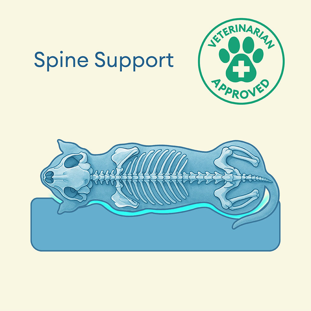 Fully orthopedic, all-around supportive, waterproof dog bed for large dogs