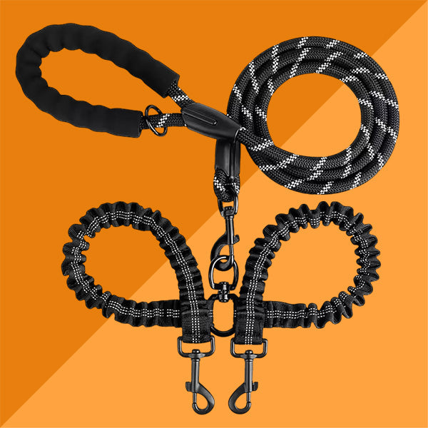 No-Tangle Double Leash