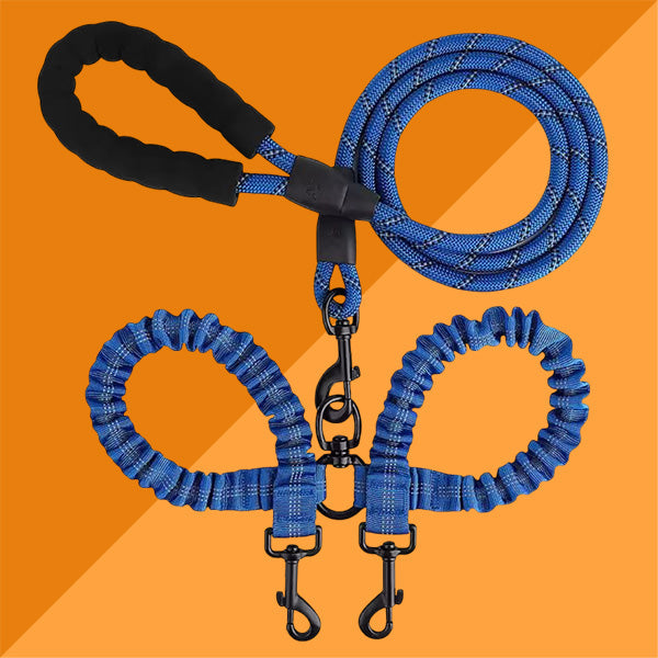 No-Tangle Double Leash