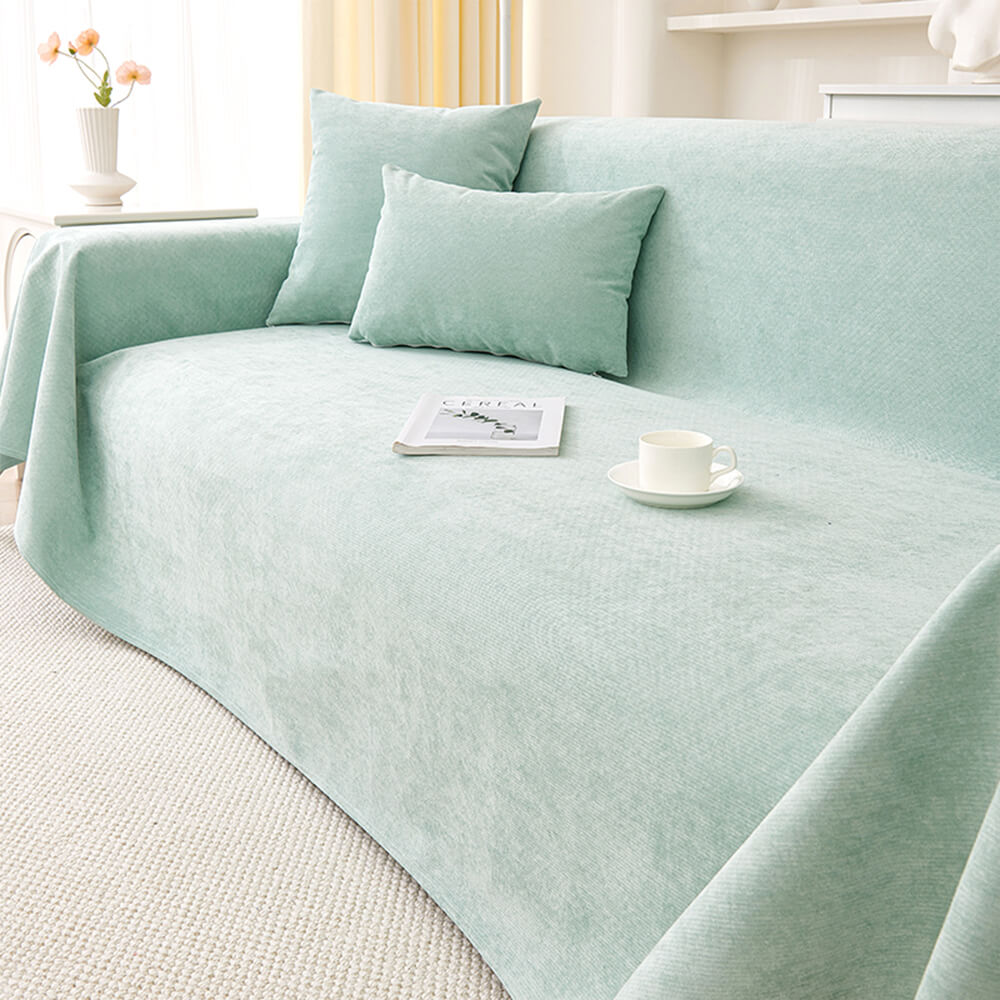 Soft and Waterproof Scratch-Resistant Non-Linting Throw Couch Cover