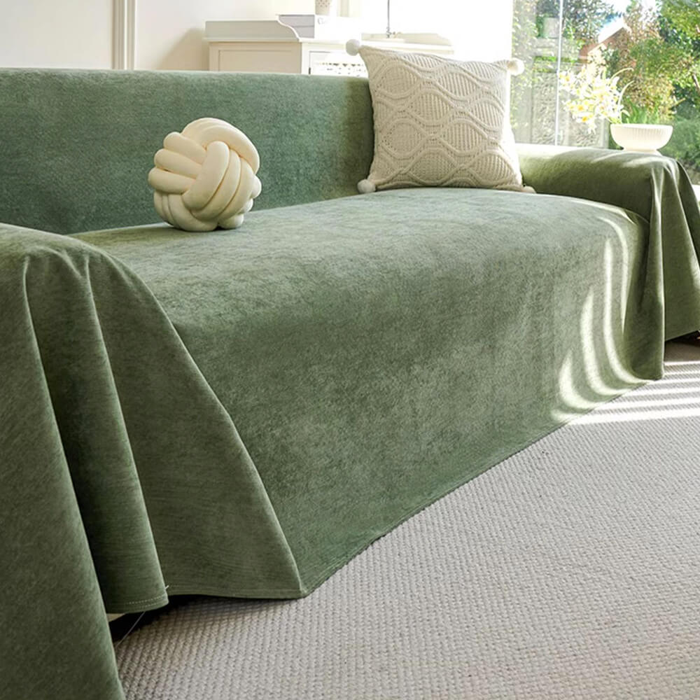 Soft and Waterproof Scratch-Resistant Non-Linting Throw Couch Cover