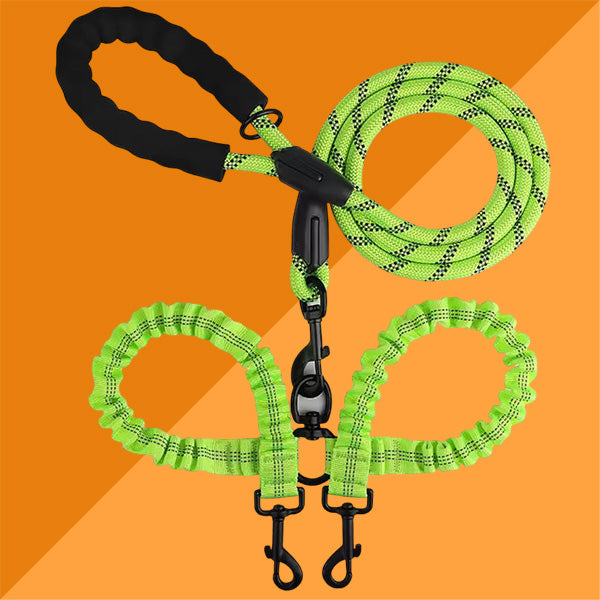 No-Tangle Double Leash