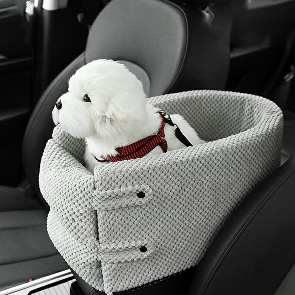 Snuggly-Safe Puppy Car Seat