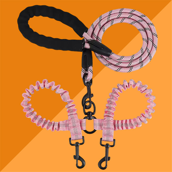No-Tangle Double Leash