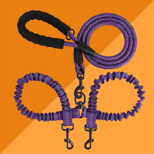 No-Tangle Double Leash