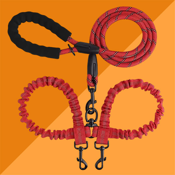No-Tangle Double Leash