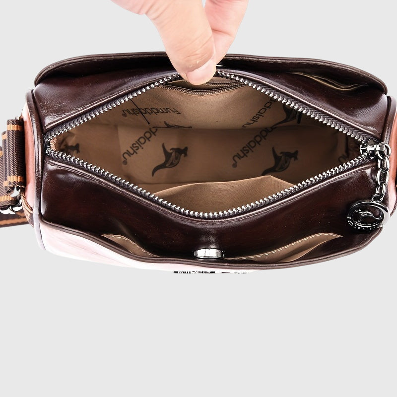 Luxurious Vegan Leather Crossbody Bag for Stylish Women